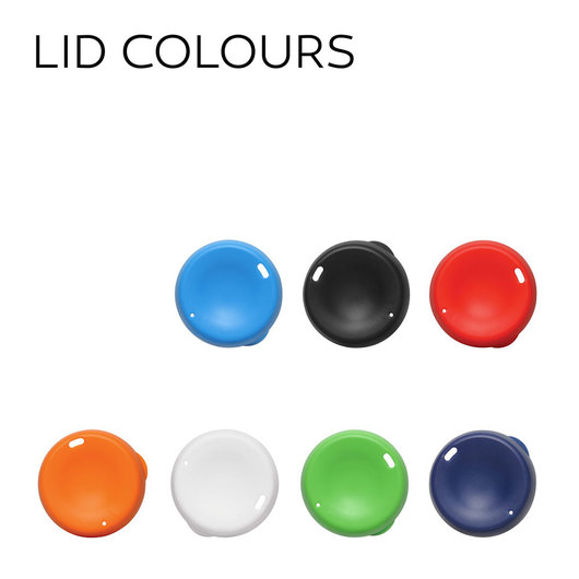 Glass Cup 2 Go Lid Colours